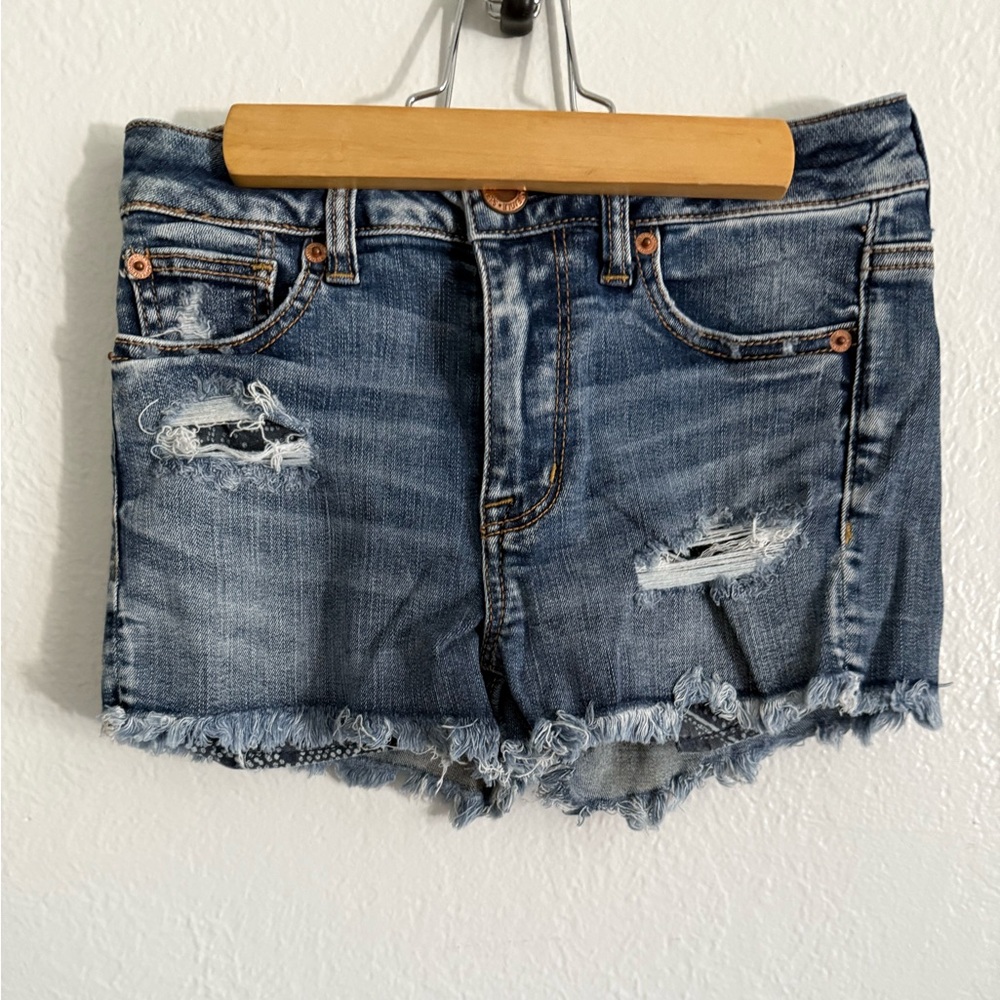 American Eagle Dark Blue Denim shorts